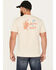 Image #4 - Brixton Men's Austin Cowboy Short Sleeve Graphic T-Shirt , Sand, hi-res