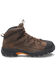 Wolverine Men's 6" Lace-Up Hudson Hiker Boots - Steel Toe, Dark Brown, hi-res