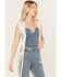 Image #3 - Rock & Roll Denim Women's Crochet Fringe Vest, Cream, hi-res