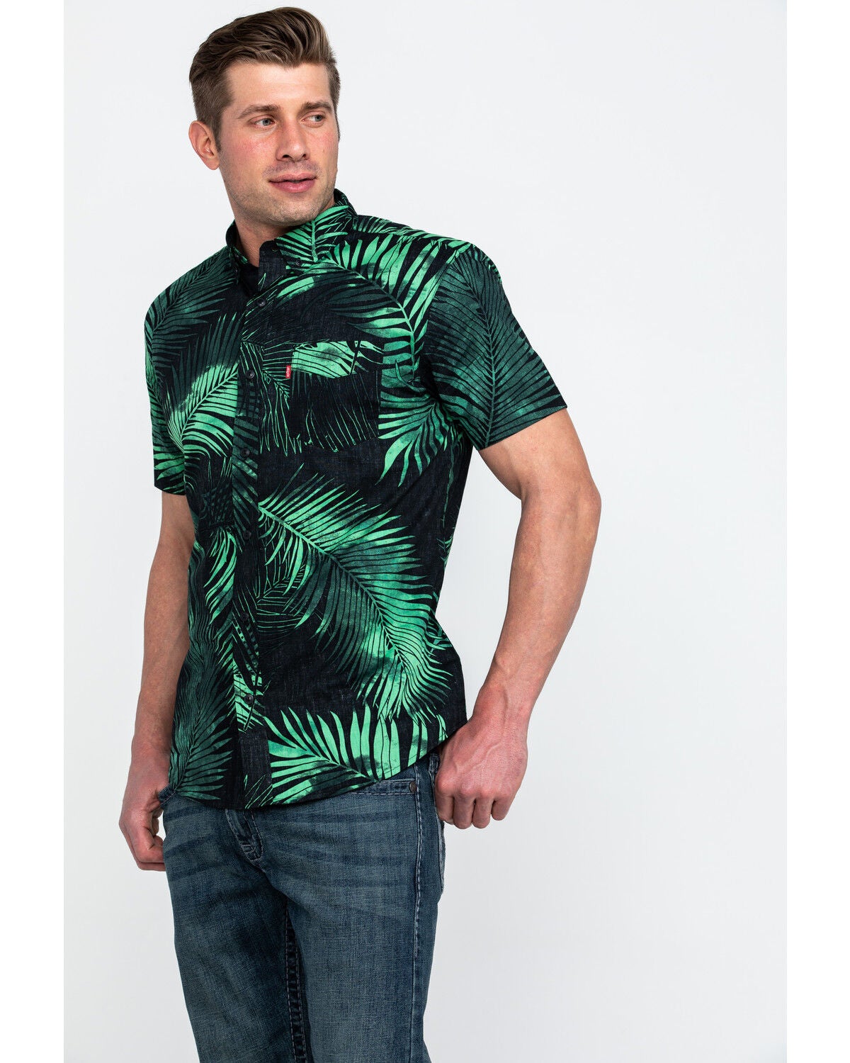 levis printed shirts