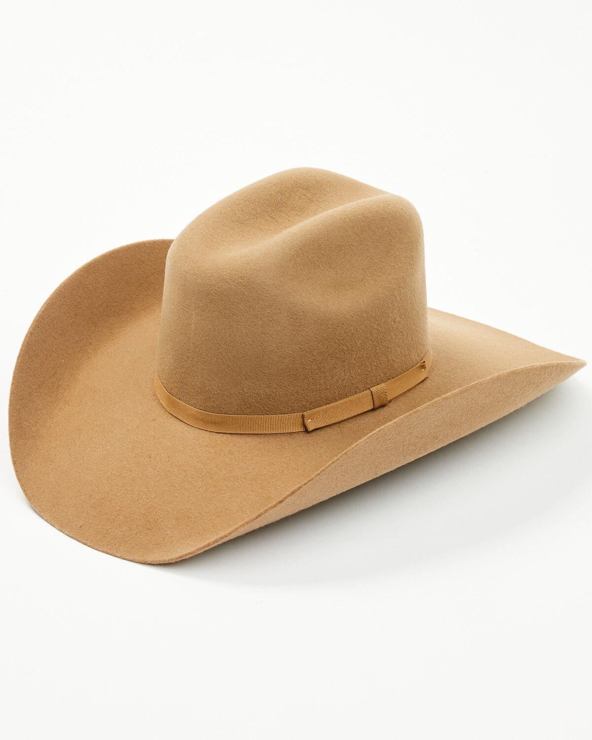 Image #1 - Justin Montana 3X Felt Cowboy Hat, Brown, hi-res