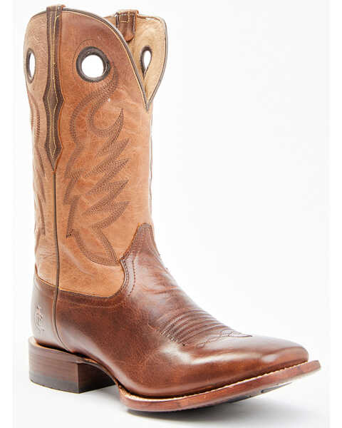 Cody James Men's Caramel Union Leather Western Boot - Broad Square Toe , Tan, hi-res