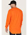 Image #4 - Hawx Men's FR Pocket Long Sleeve Work T-Shirt , Orange, hi-res