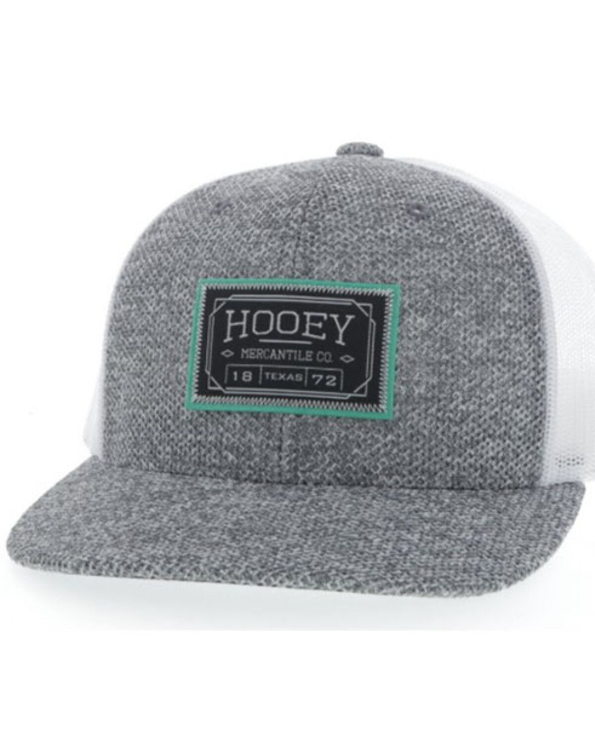 Image #1 - Hooey Men's Doc Trucker Cap, Grey, hi-res