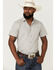 Image #1 - Pendleton Men's Carson Chambray Dobby Short Sleeve Button Down Western Shirt, Grey, hi-res