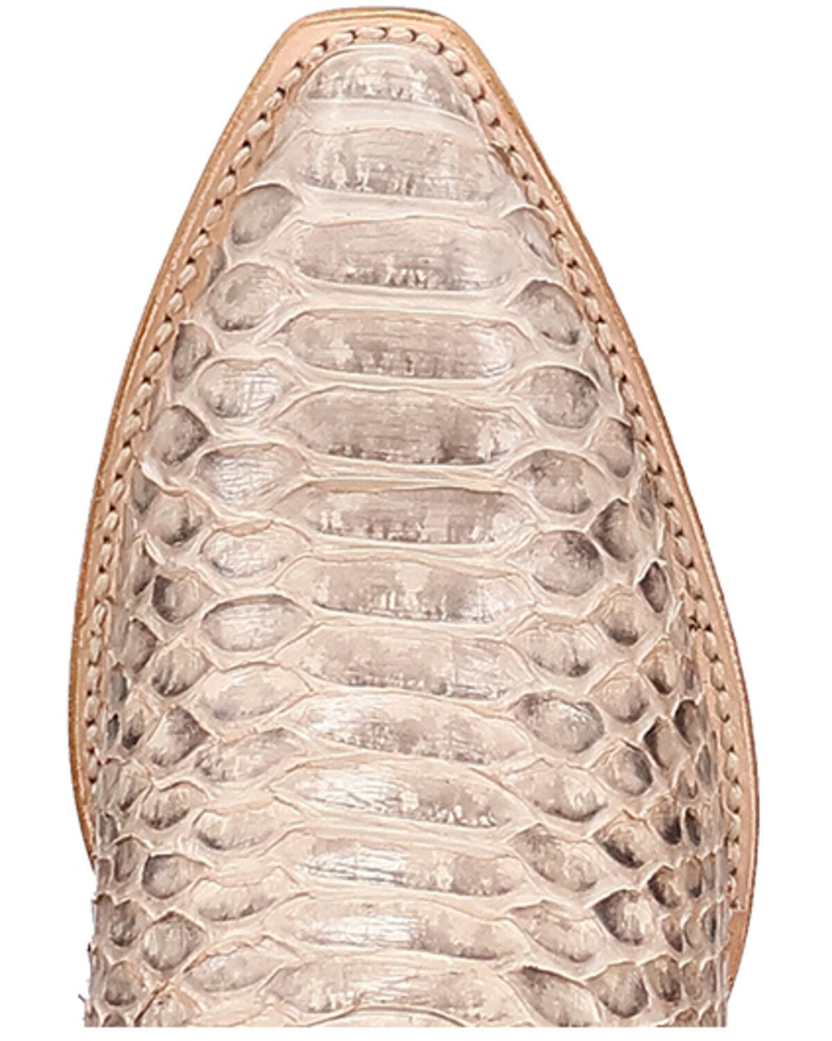 Image #6 - Dan Post Women's Petunia Dream Exotic Python Western Boots - Round Toe, Cream, hi-res