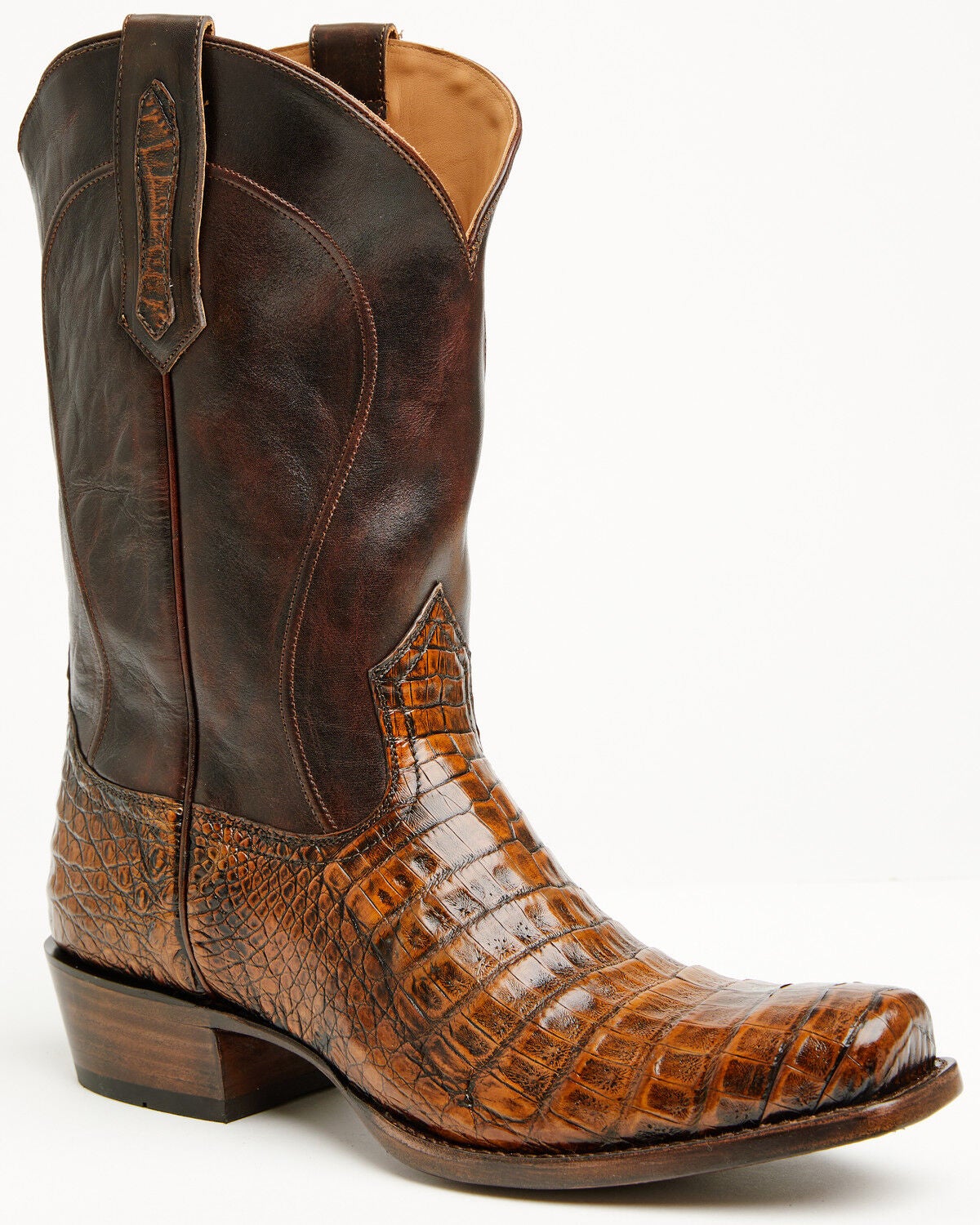 Cody James Black 1978&reg; Men's The Mason Exotic Caiman Western Boots - Square Toe, Brown, hi-res