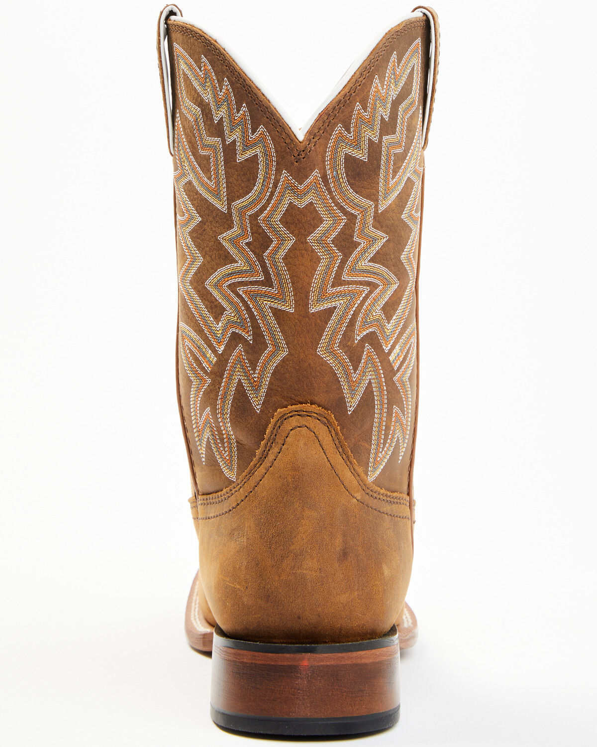 Justin Men's Frontier Western Boots - Broad Square Toe Justin Men's Frontier Western Boots - Broad Square Toe