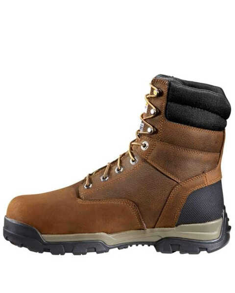 Image #2 - Carhartt Men's Ground Force Waterproof Work Boots - Composite Toe, Brown, hi-res