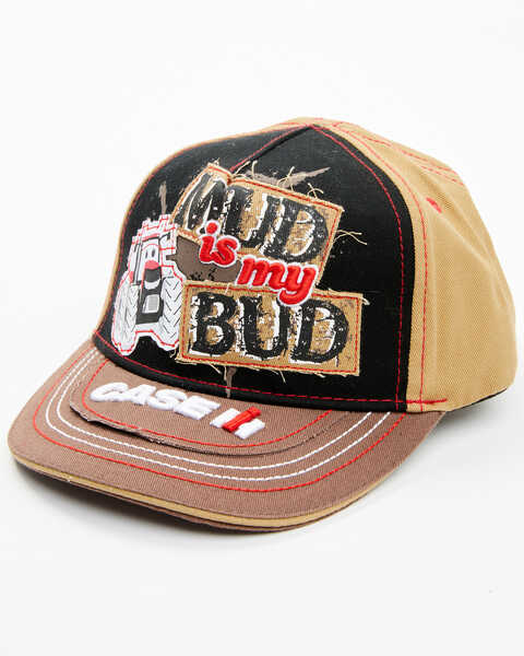 Image #1 - Case IH Toddler Boys' Mud Is My Bud Ball Cap , Brown, hi-res