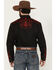 Image #4 - Rodeo Clothing Men's Embroidered Long Sleeve Snap Western Shirt, Black, hi-res
