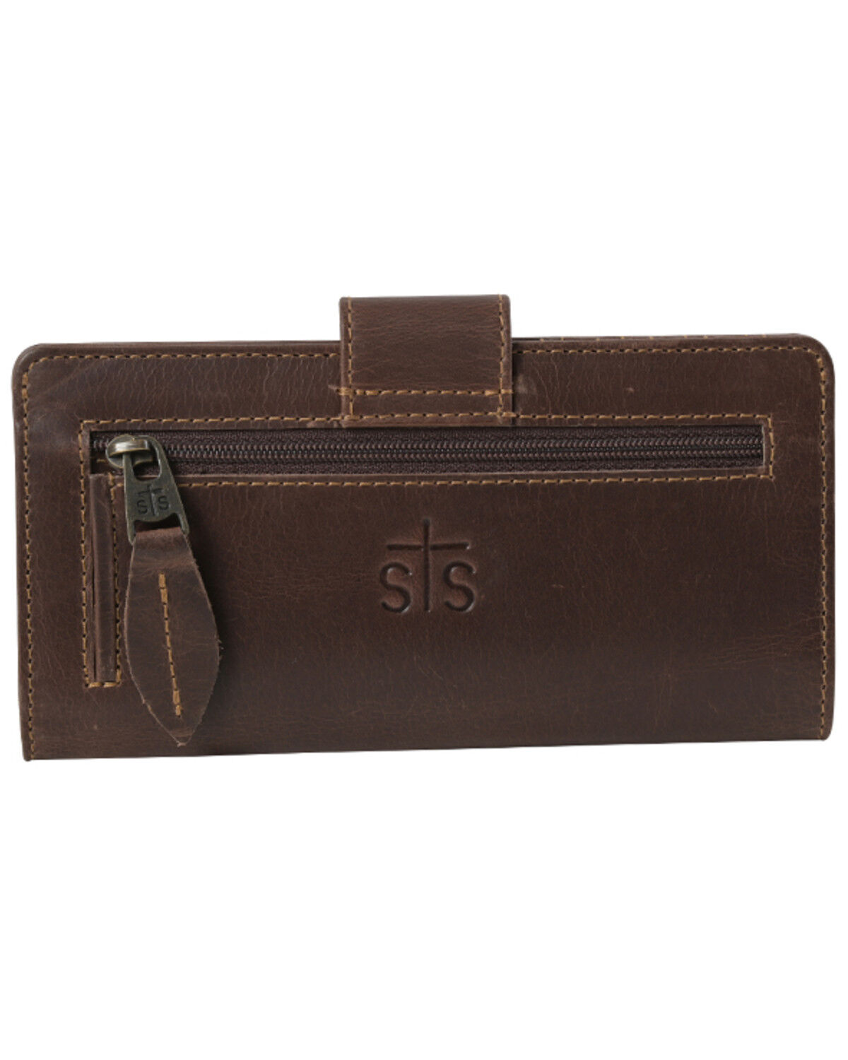 Image #3 - STS Ranchwear Women's Basic Bliss Chocolate Carlin Wallet, Brown, hi-res