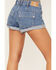 Image #4 - Free People Women's Light Wash Beginners Luck Slouch Shorts, Medium Wash, hi-res