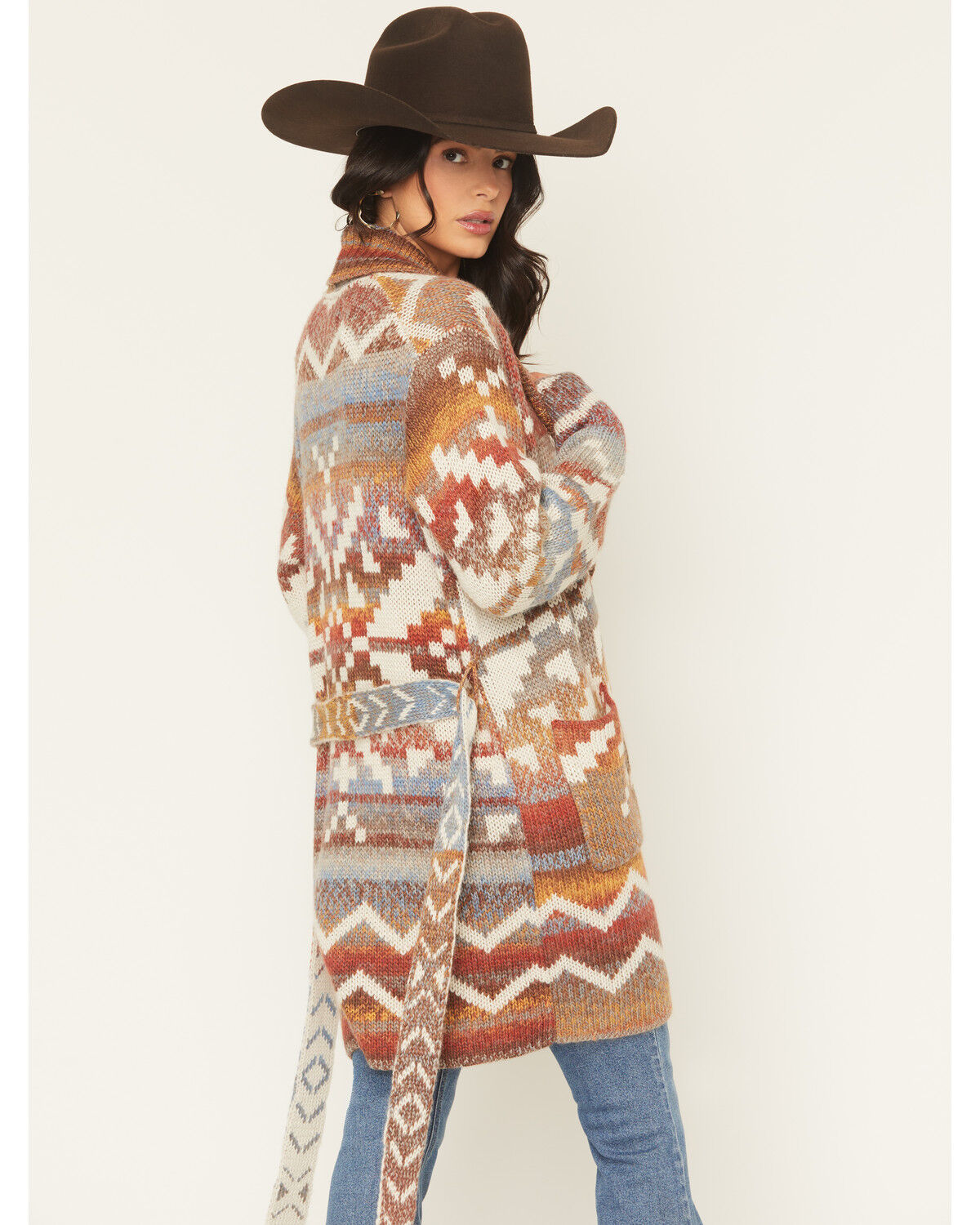 Image #4 - Idyllwind Women's Sugartree Cardigan, Cherry, hi-res