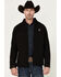 Image #1 - American Fighter Men's Mayland Mexico USA Flag Embroidered Softshell Jacket, Black, hi-res