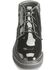 Image #4 - Rocky Dress Leather High Gloss Chukka Duty Shoes, Black, hi-res