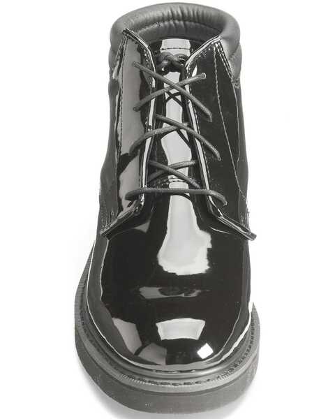 Rocky Dress Leather High Gloss Chukka Duty Shoes, Black, hi-res