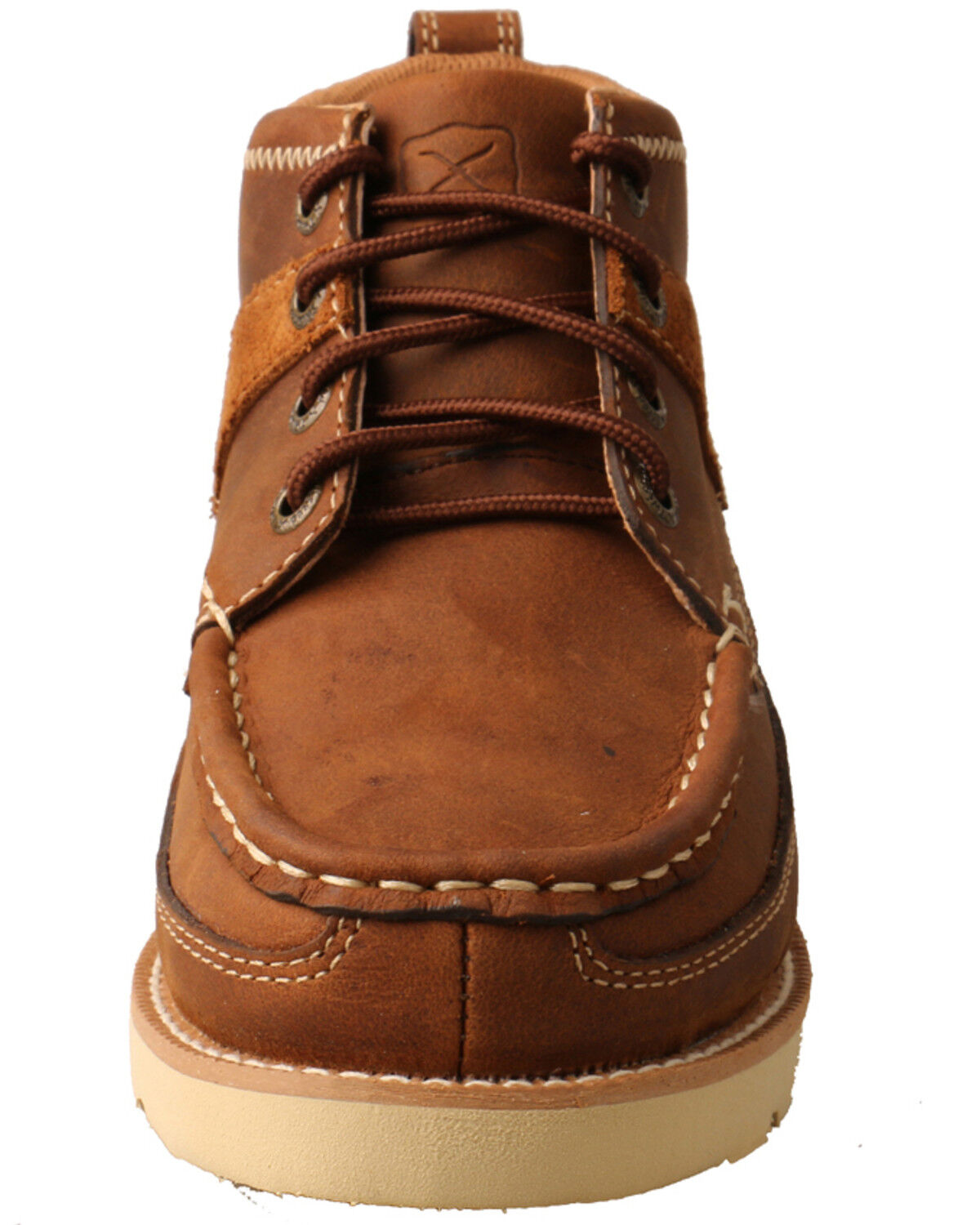 Image #5 - Twisted X Boys' Wedge Sole Moc Boots - Soft Toe, Brown, hi-res
