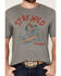 Image #3 - Wrangler Men's Stay Wild Short Sleeve Graphic T-Shirt, Heather Grey, hi-res