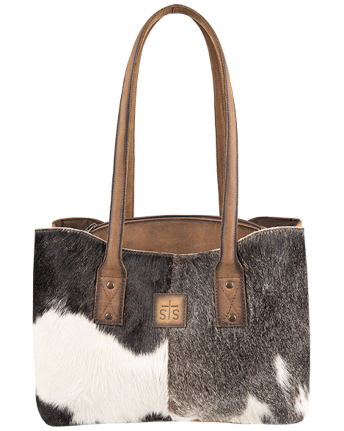 Image #1 - STS Ranchwear By Carroll Josie Cowhide Tote Bag, Brown, hi-res