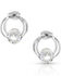 Image #2 - Montana Silversmiths Women's Twisting Hold Post Earrings, Silver, hi-res
