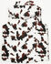 Image #3 - Cowgirl Hardware Toddler Girls' Cow Print Sleeveless Snap Western Shirt, White, hi-res