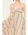 Image #3 - Angie Women's Knot Front Midi Dress, Multi, hi-res