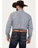 Image #4 - Cinch Men's Striped Long Sleeve Button-Down Western Shirt, Blue, hi-res