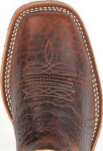 Image #2 - Double H Men's Ice Saddle Western Boots - Square Toe, Bison, hi-res