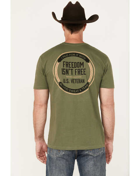 Image #4 - NRA Men's Freedom Isn't Free Short Sleeve Graphic T-Shirt, Olive, hi-res