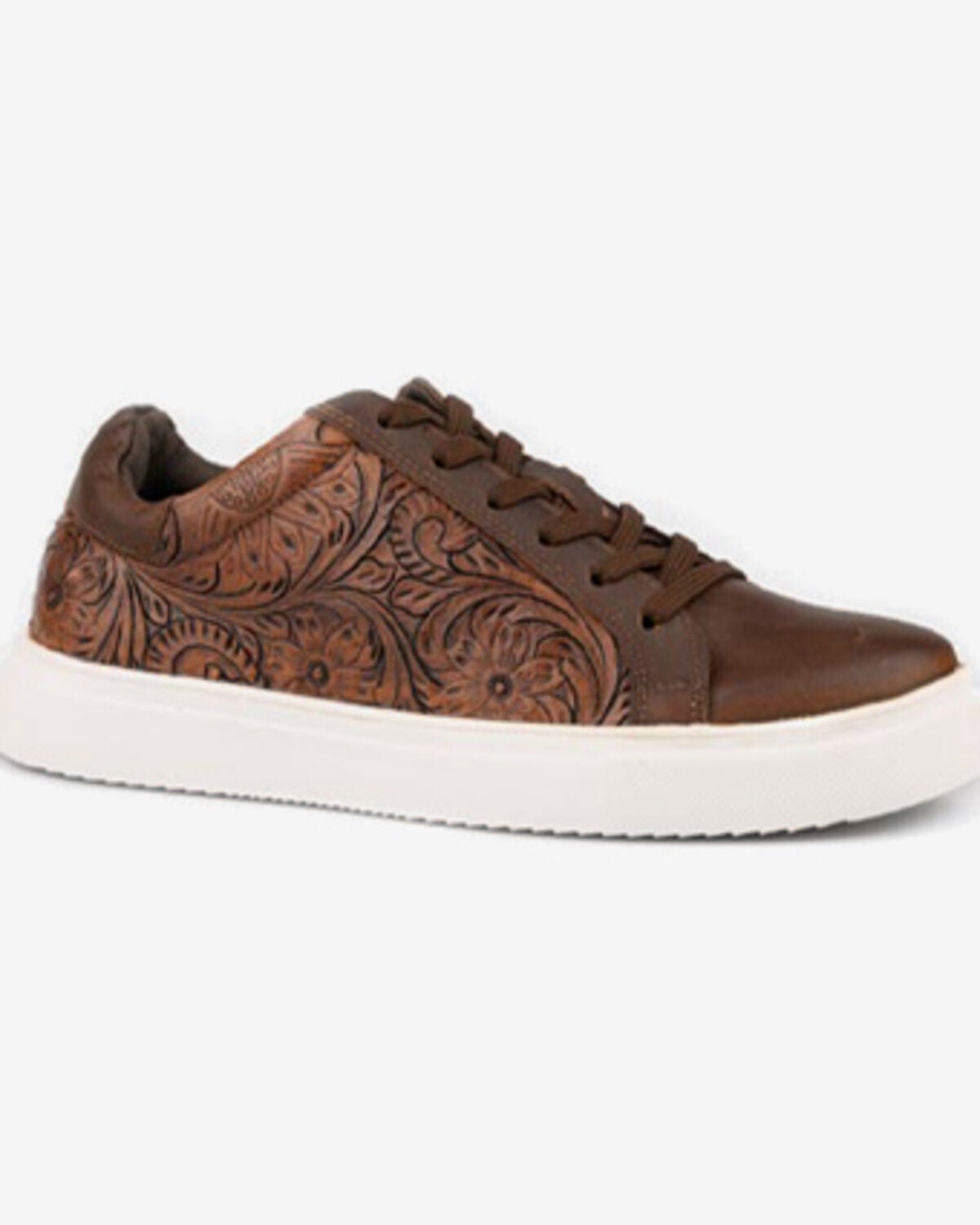 Roper Women's Remy Tooled Casual Shoes, Brown, hi-res