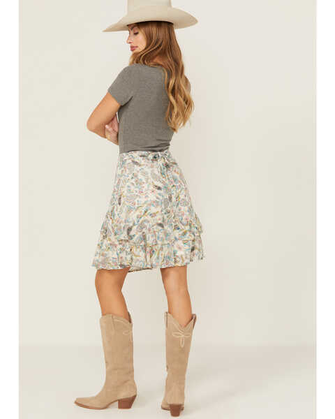 Image #4 - Ash & Violet Women's Floral Smocked Tiered Skirt , Multi, hi-res