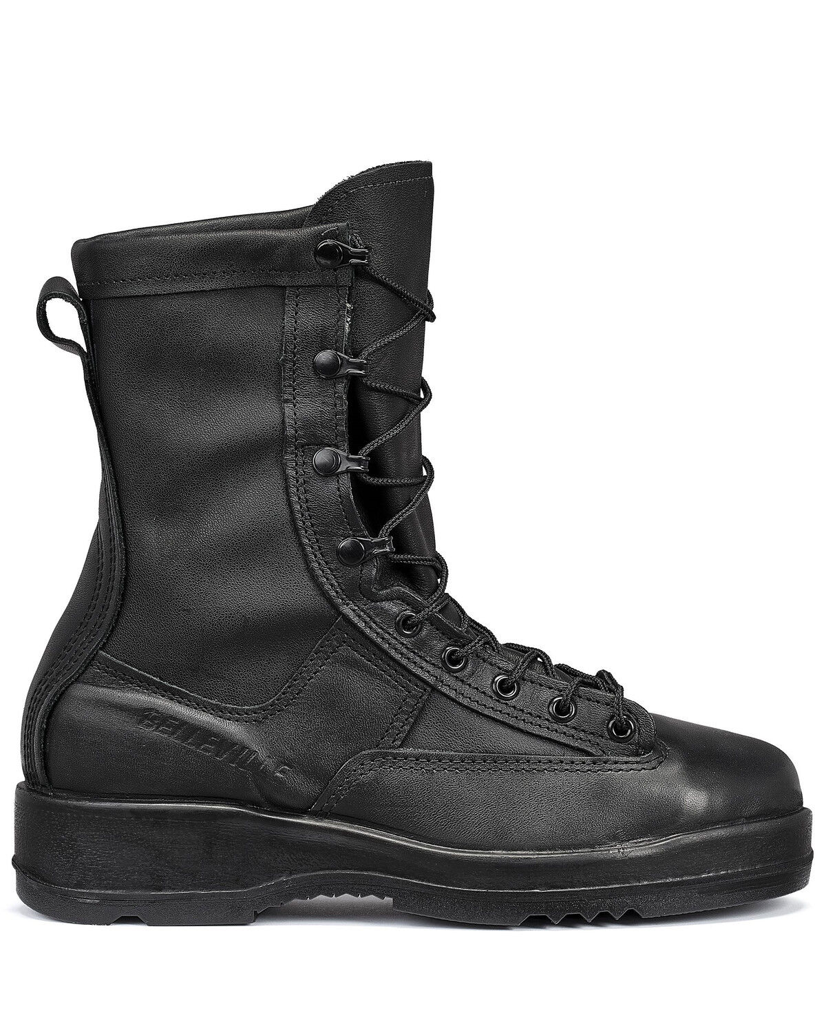 Image #2 - Belleville Men's Flight Waterproof Tactical Boots - Steel Toe, Black, hi-res