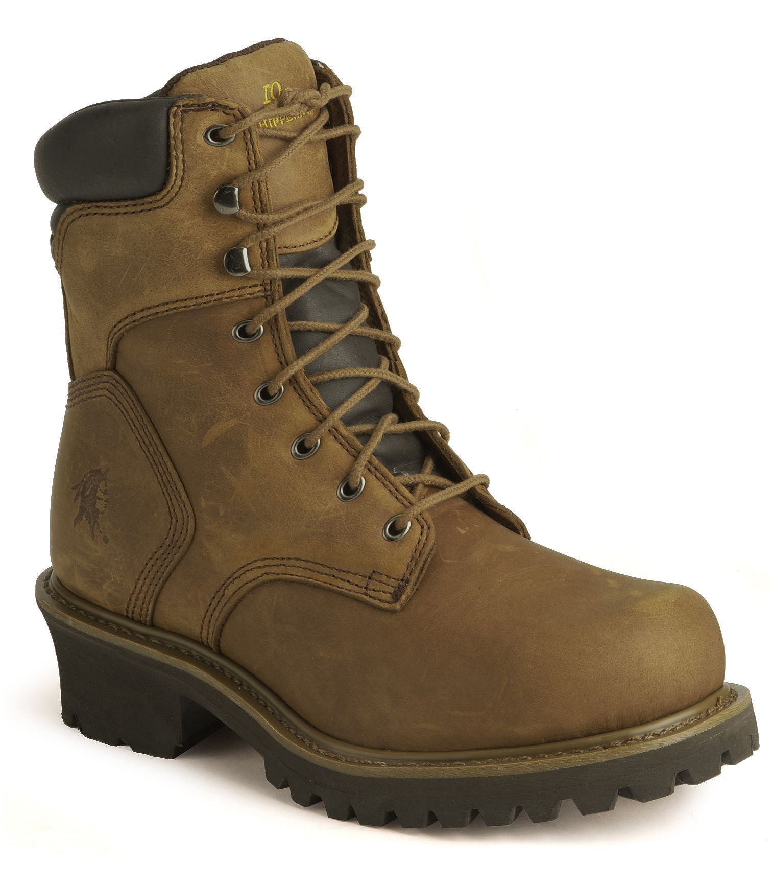 lace up logger boots