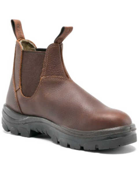 Steel Blue Men's Hobart 6" Water Resistant Work Boots - Soft Toe, Brown, hi-res