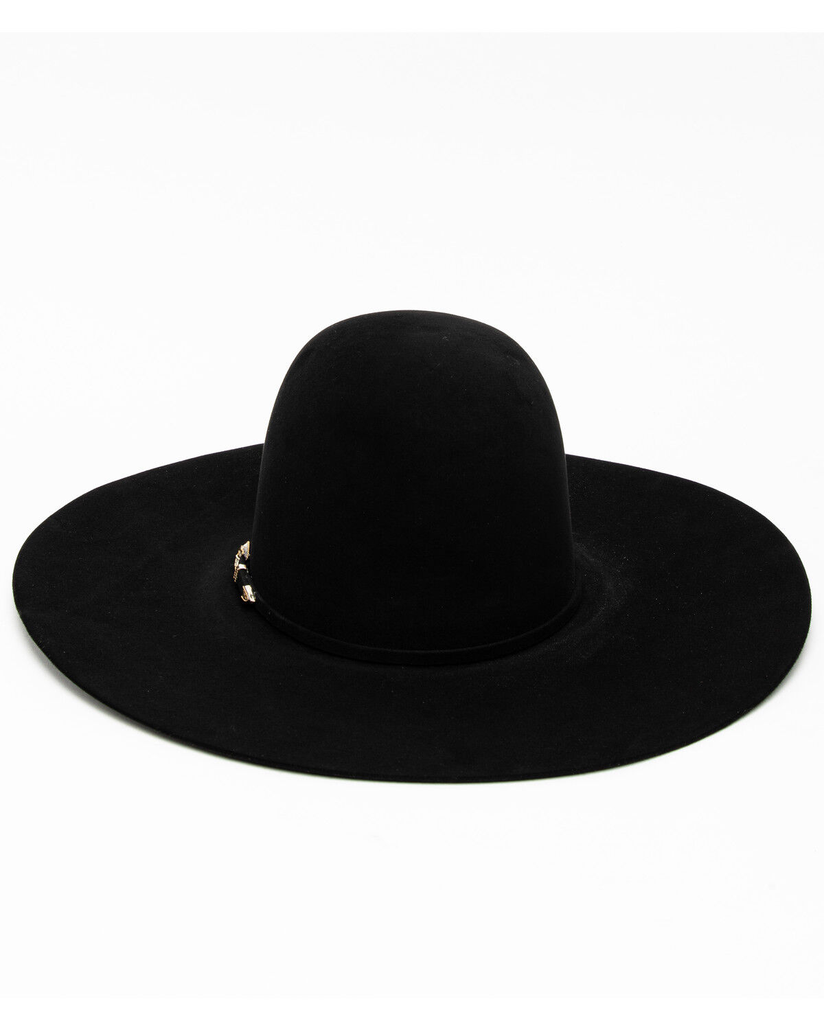 rodeo king black felt hat