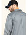 Image #5 - Hawx Men's FR Long Sleeve Woven Work Shirt - Tall, Silver, hi-res