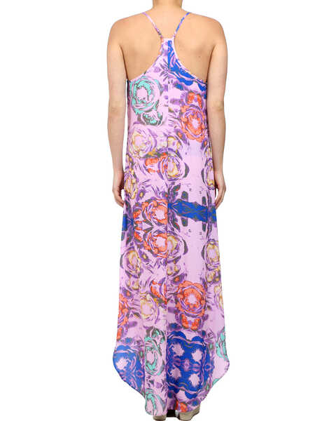 Image #2 - Glam Women's Sleeveless Floral Maxi Dress , Multi, hi-res