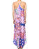 Image #2 - Glam Women's Sleeveless Floral Maxi Dress , Multi, hi-res