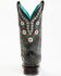 Image #6 - Corral Women's Floral Blacklight Western Boots - Square Toe, Black, hi-res