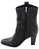 Image #4 - Milwaukee Leather Women's Studded Overlay Western Boots - Round Toe, Black, hi-res