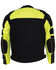 Image #3 - Milwaukee Leather Men's Mesh Racing Jacket with Removable Rain Jacket Liner, Bright Green, hi-res