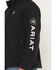 Image #3 - Ariat Men's Logo Concealed Carry Softshell Jacket - Tall, Black, hi-res