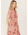 Image #2 - Wild Moss Women's Lace Trim Dress, Pink, hi-res