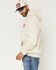 Image #4 - Seager Men's Rodeo Series Graphic Hooded Sweatshirt, Ivory, hi-res