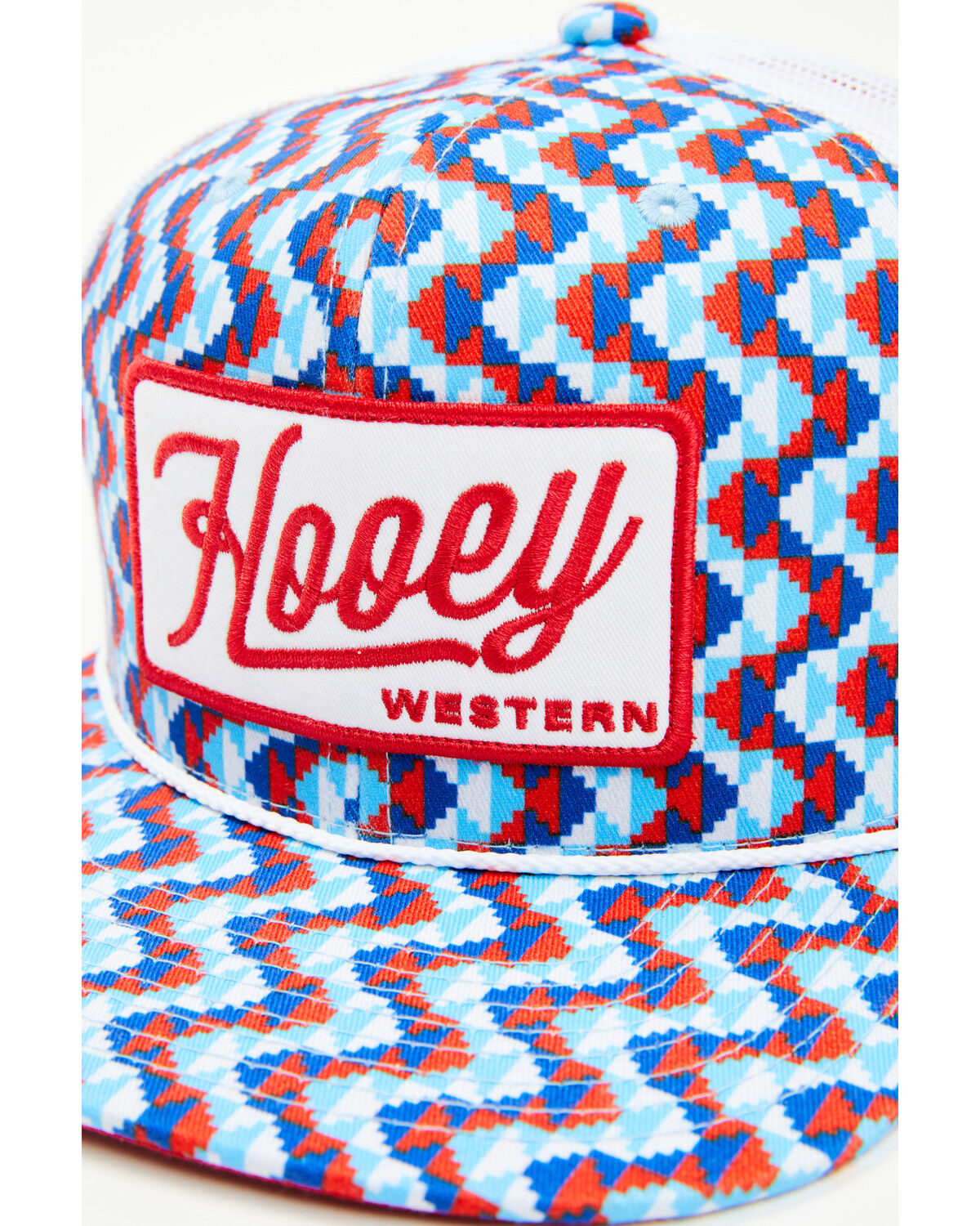 Image #2 - Hooey Men's Lakota Trucker Cap, Black/white, hi-res