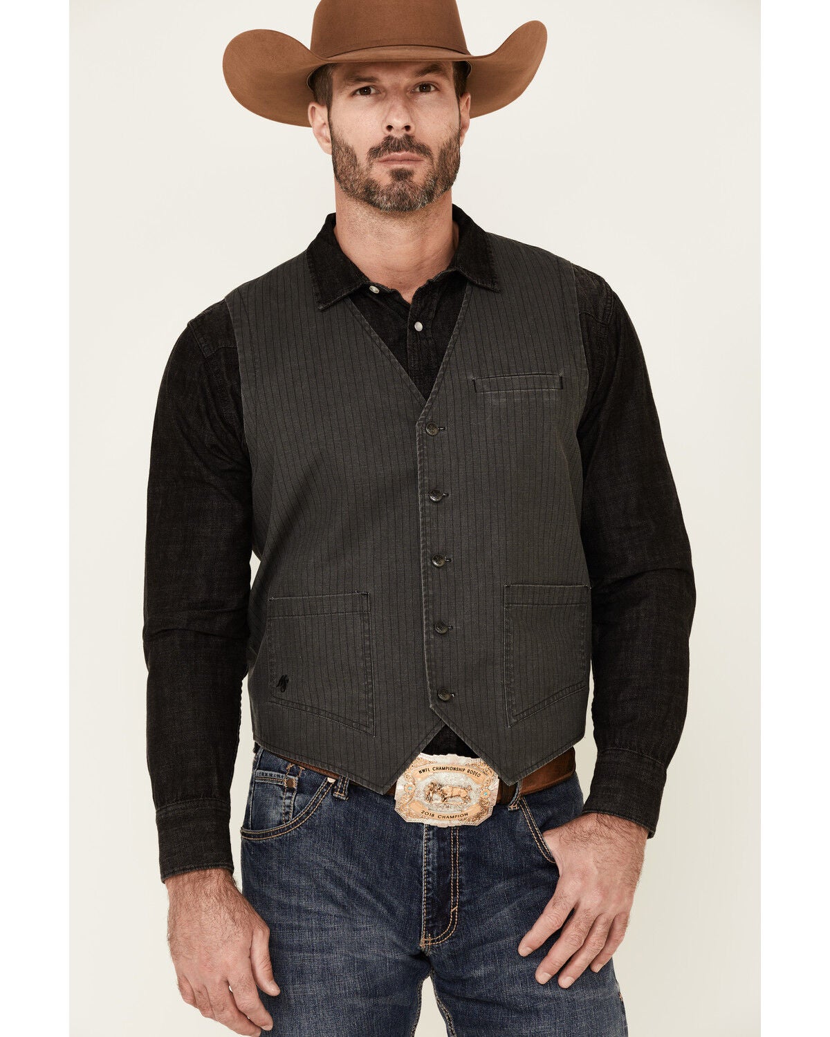 Image #1 - Moonshine Spirit&reg; Men's Jukebox From Summer Yarn Dye Striped Vest, , hi-res