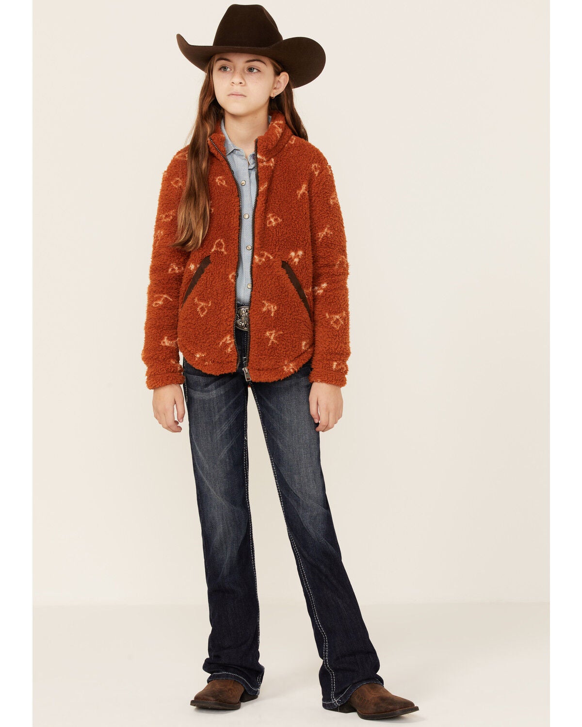 Cruel Girl Girl's Orange Branding Print 