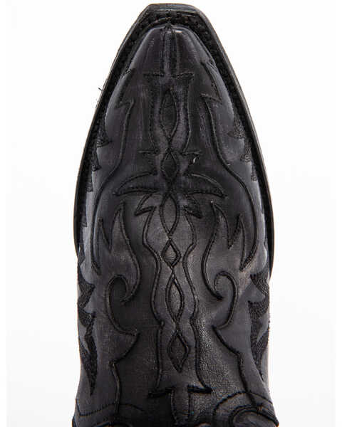 Image #6 - Dan Post Women's Hallie Western Boots - Snip Toe, Black, hi-res