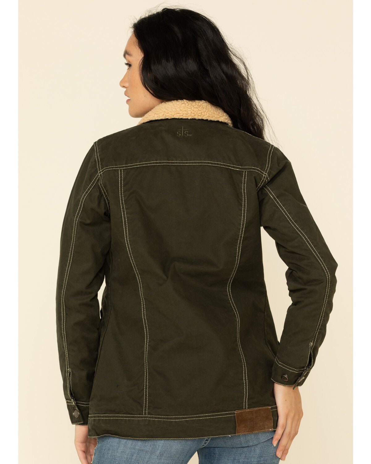 Image #5 - STS Ranchwear Women's Jolene Canvas Sherpa Jacket, , hi-res
